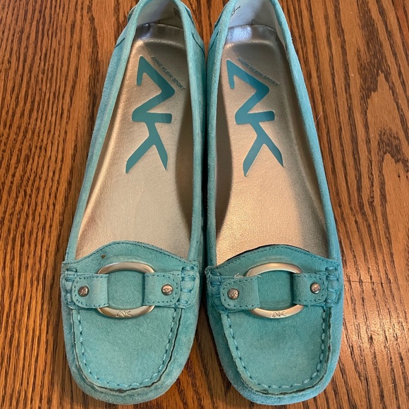 Anne Klein Shoes - Anne Klein Sport Suede Loafers